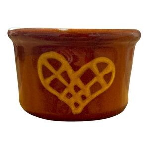 Westmoore Pottery D. Farrell 1998 Signed Heart Bowl Vessel